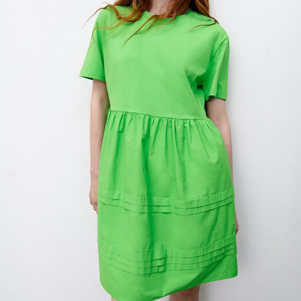 Zara Green Dress